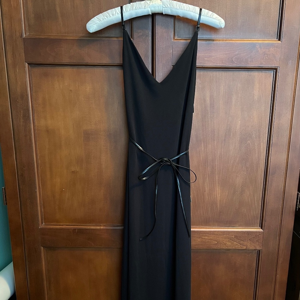 Slinky black dress
